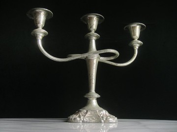 【老時光 OLD-TIME】早期二手英格蘭製燭台