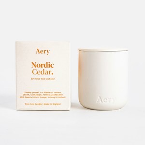 Aery陶瓷香氛蠟燭280g 北歐雪松