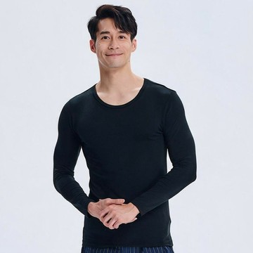 【棉花共和國品牌館】HEATPLUS暖男圓領發熱衣 M/L/XL (日本發熱紗、極細纖維、柔軟透氣、服貼不緊身)