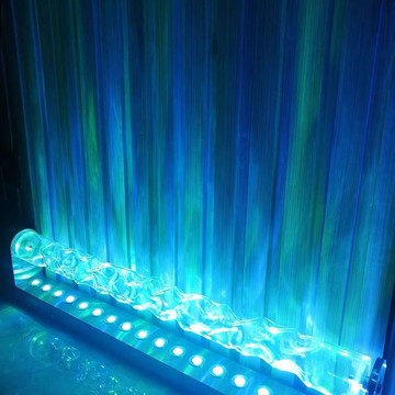 免運可開票 3D動態水波紋LED壁燈水紋客廳臥室床頭投影燈背景墻氛圍洗墻燈 快速出貨CH9456