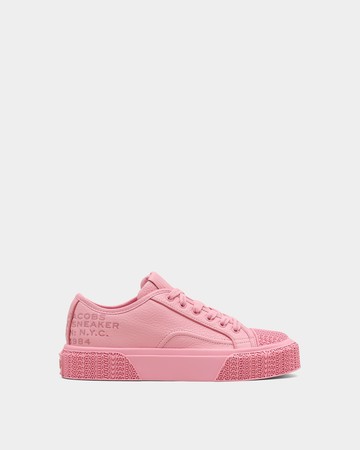 MARC JACOBS 皮革低筒運動鞋 - 緞帶粉 / 38