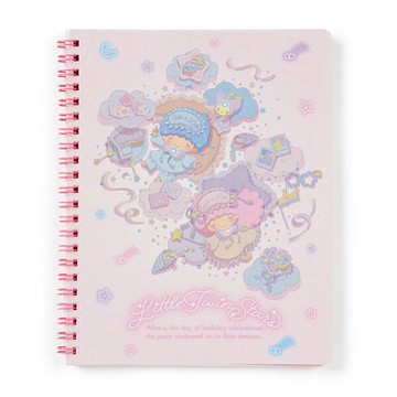 【震撼精品百貨】雙子星 Little Twin Stars KiKi&LaLa 日本SANRIO三麗鷗 線圈筆記本-睡覺*-27161 震撼日式精品百貨
