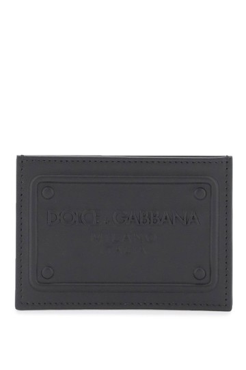 Dolce & Gabbana Leather Card Holder With Logo