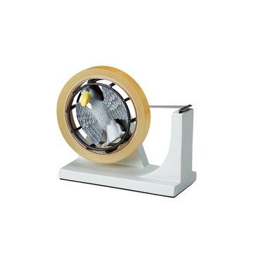 日本Magnets療癒系列 鯨頭鸛造型滾輪跑跑轉圈圈大膠帶台/膠台