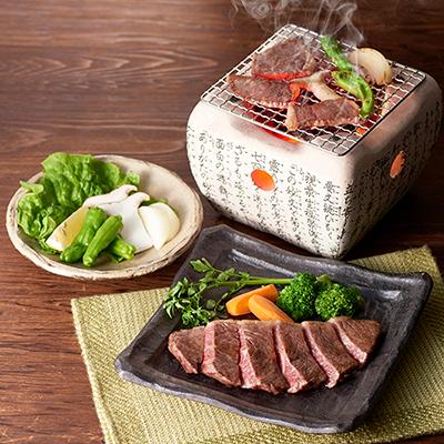 ふるさと納税 唐津市 佐賀牛イチボとトモサンカクの希少部位焼肉セット　500g