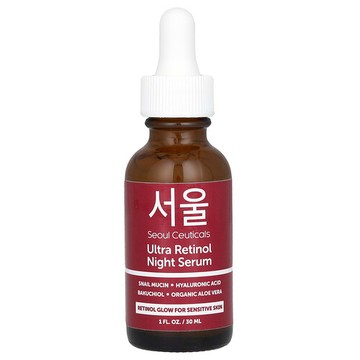 SeoulCeuticals, 超級視黃醇夜用精華，1 液量盎司（30 毫升）