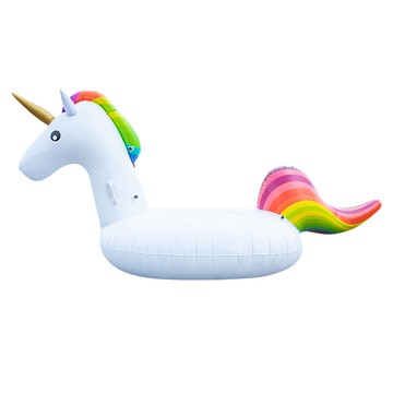 Chill Outdoor 充氣獨角獸漂浮墊 大  1個  白色