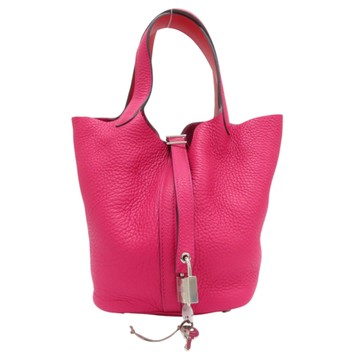 HERMES 愛馬仕 0D 墨西哥玫瑰色號 TC 皮革 Picotin 18 手提包 Y刻 【二手名牌BRAND OFF】