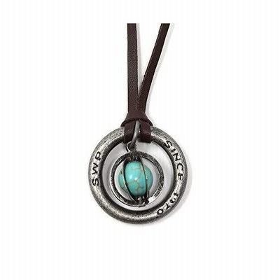 S W P ストーン メンズ ネックレス シンプル リング 天然石 革ひも ロング ネックレス パワーストーン レザー ペンダント タ 通販 Lineポイント最大get Lineショッピング