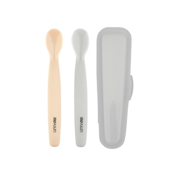 【白金矽膠兒童湯匙(2入/組)】MOYUUM  YODEE媽咪補給站