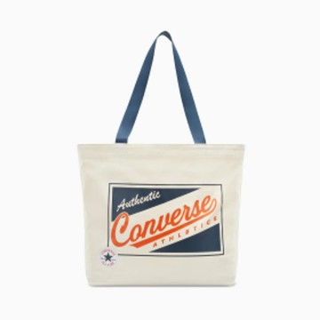 CONVERSE CORE AOP TOTE EGRET 側背包 男女 米白色-10027609-A01