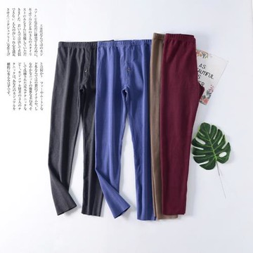 清倉男士秋冬德絨無痕雙面絨保暖褲單件加絨秋褲打底褲發熱薄絨褲