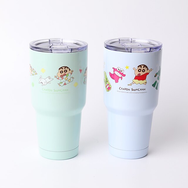蠟筆小新不鏽鋼冰霸杯- Norns Crayon ShinChan正版授權 保溫杯 睡衣 304不鏽鋼 雙層真空飲料杯