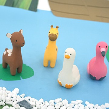 【ParisDog】長頸小動物乳膠發聲玩具 (寵物玩具)