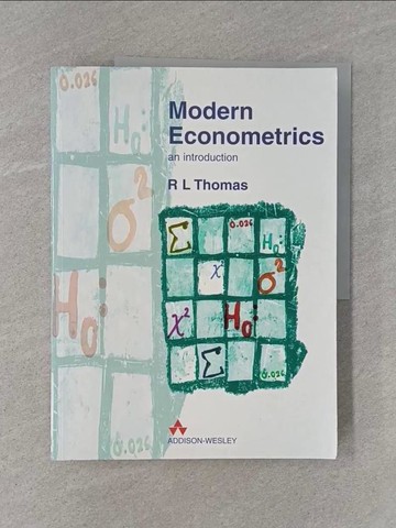 【書寶二手書T1／大學商學_ZB5】Modern Econometrics : An Introduction -- Mixed media product_Thomas, R. L.