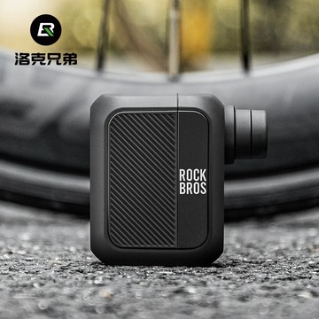 Rockbros 自行車打氣筒迷你電動打氣筒 100PSI MTB 公路自行車便攜式打氣筒應急戶外騎行自行車配件