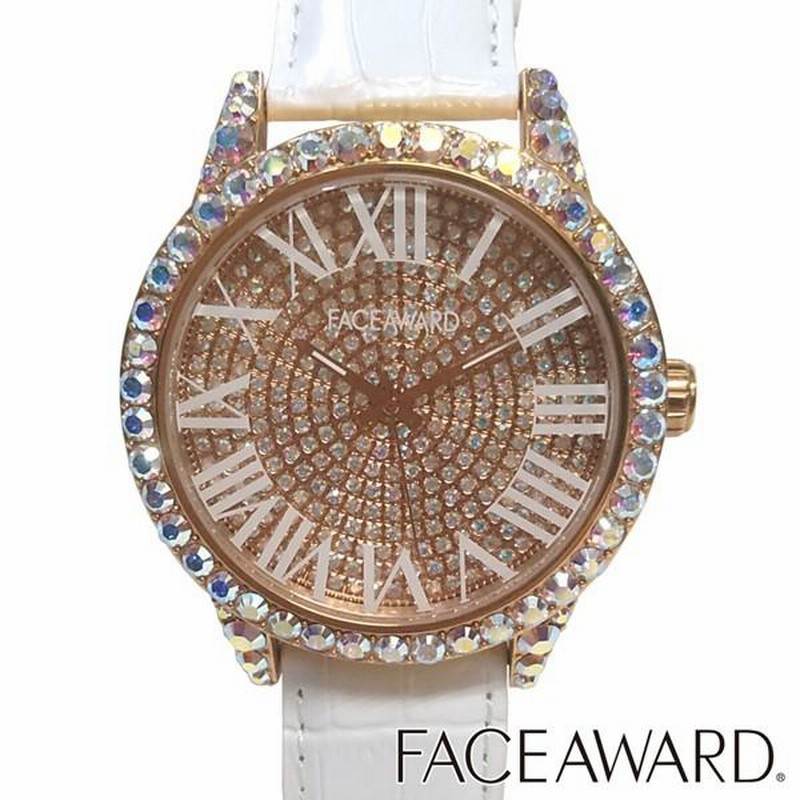 フェイスアワード メンズ 腕時計 ローズゴールド FACEAWARD 時計 GRACE 47mm スワロフスキー RG/ORR/WH |  LINEブランドカタログ