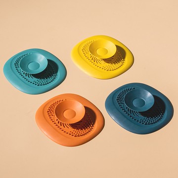 衛生間硅膠地漏防臭器下水道防蟲防臭蓋反味神器浴室頭發防堵地漏