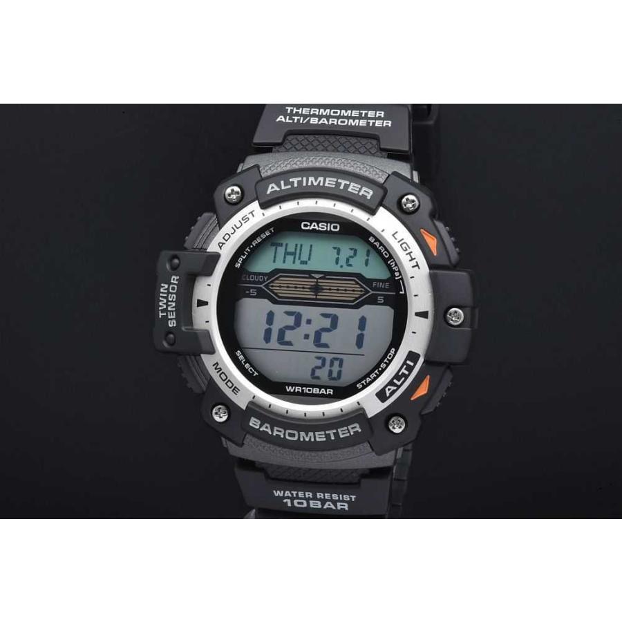 カシオ コレクション SGW-300H-1AJH メンズ ブラック - 時計