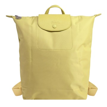 LONGCHAMP LE PLIAGE ONE系列尼龍單色摺疊後背包(中/青橙綠)