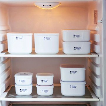 利物商店日本進口保鮮盒露營野餐水果冷藏冰箱收納盒廚房塑料帶蓋