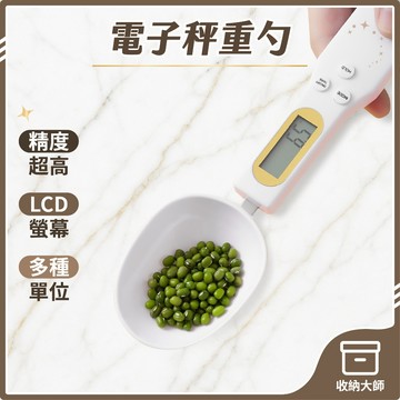 台灣現貨 可秤重勺子 300g/0.1g 電子量勺 勺子秤 湯匙秤 電子量匙 電子秤 量勺 烘焙秤 勺子 量匙 收納大師