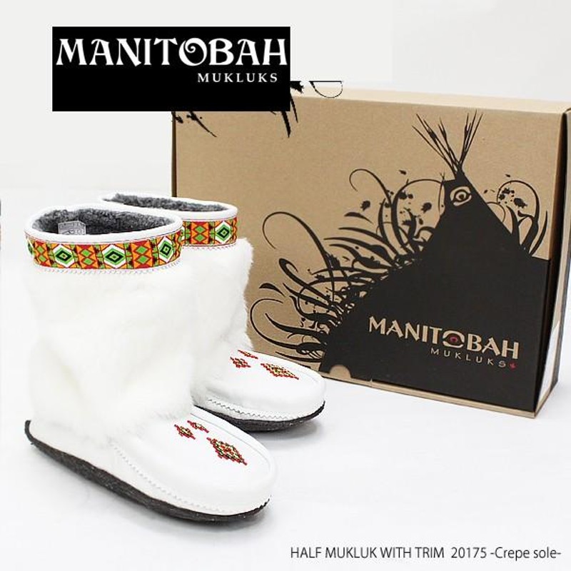 MANITOBAH MUKLUKS】Half MUKLUK WITH TRIM マニトバ ムックルック