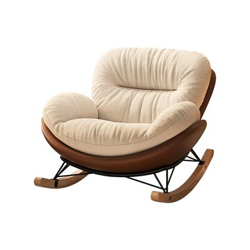 蛋殼搖搖椅曬太陽懶人家用可躺可睡布藝沙發休閑搖椅陽臺躺椅批發[010209DD]