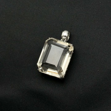 錫蘭 茶晶項鍊 | 錫蘭 茶晶 穩定情緒 顧健康 水晶項鍊 925純銀 S24AL31-12