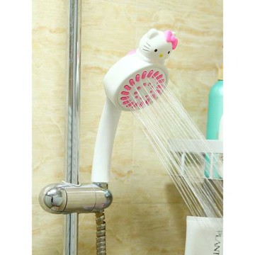 卡通可愛浴室衛生間增壓手持淋浴花灑噴頭家用兒童洗澡熱水器塑料