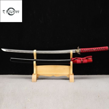 招財劍 刀劍1045碳鋼龍骨一體日式指揮打刀Katana影視冷兵器未開刃