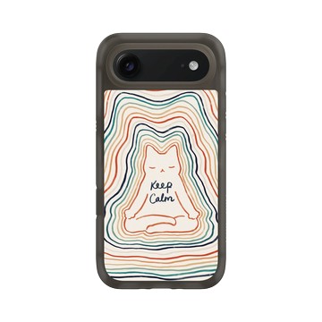 iPhone Air AirX 本質黑 - ilovedoodle (Lim Heng Swee) - Mindful Cat - 冷靜