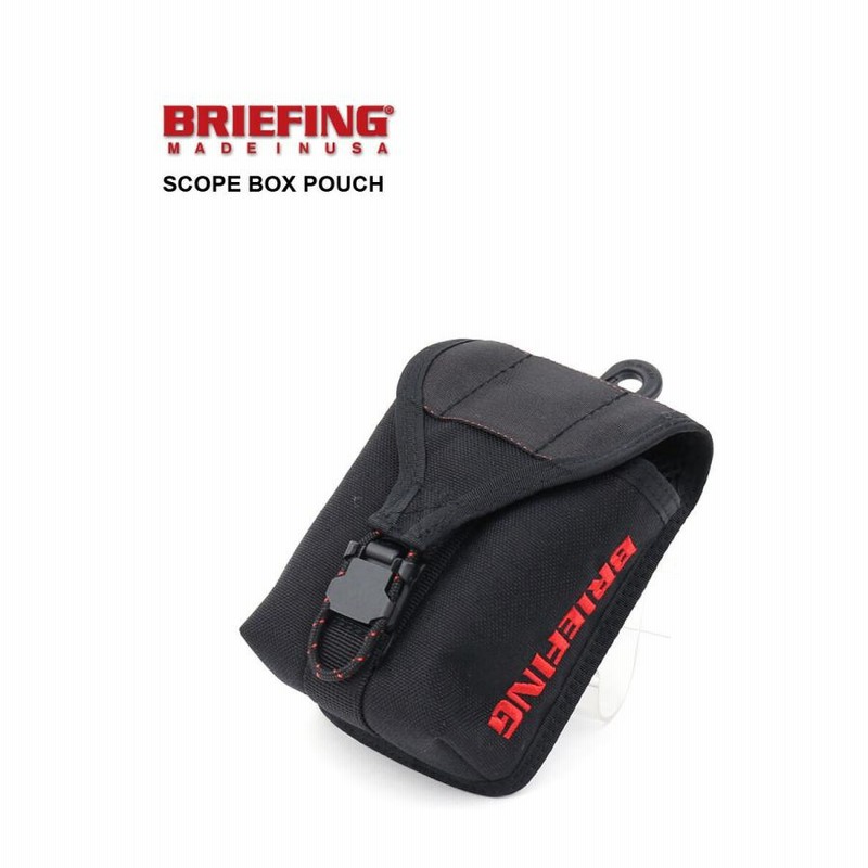 【美品】BRIEFING ブリーフィング SCOPE BOX POUCH ブリーフィング ゴルフ スコープボックスポーチ ウルフグレー