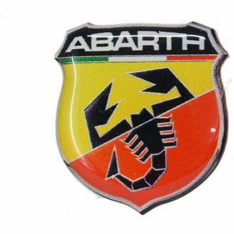 アバルト エンブレム3dステッカー 縦22mm 通販 Lineポイント最大0 5 Get Lineショッピング