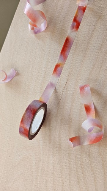 化學反應 紙膠帶