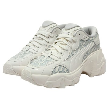 PUMA PULSAR WEDGE WNS MONOGRAM 女款運動休閒鞋 40224002  白灰色  23.5cm