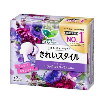 Laurier 蕾妮亞 護墊 愜意鮮花香  14cm  72片  1包