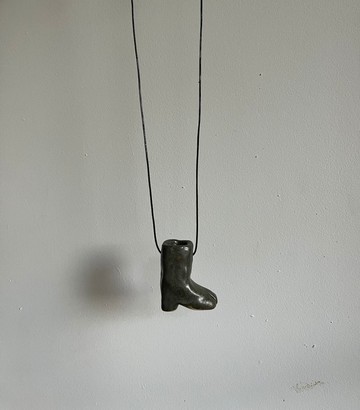 靴子造型陶瓷花瓶項鍊