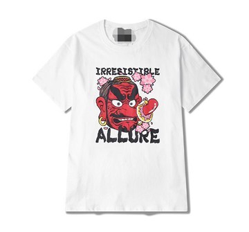 FINDSENSE H1夏季 新款日本 原宿 嘻哈 卡通動漫印花  時尚  寬鬆 潮牌 情侶短袖 黑色T恤 潮男女 上衣