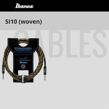 『IBANEZ』3米 / 10呎雙直頭6.3 編織款音訊導線 SI10-CGR