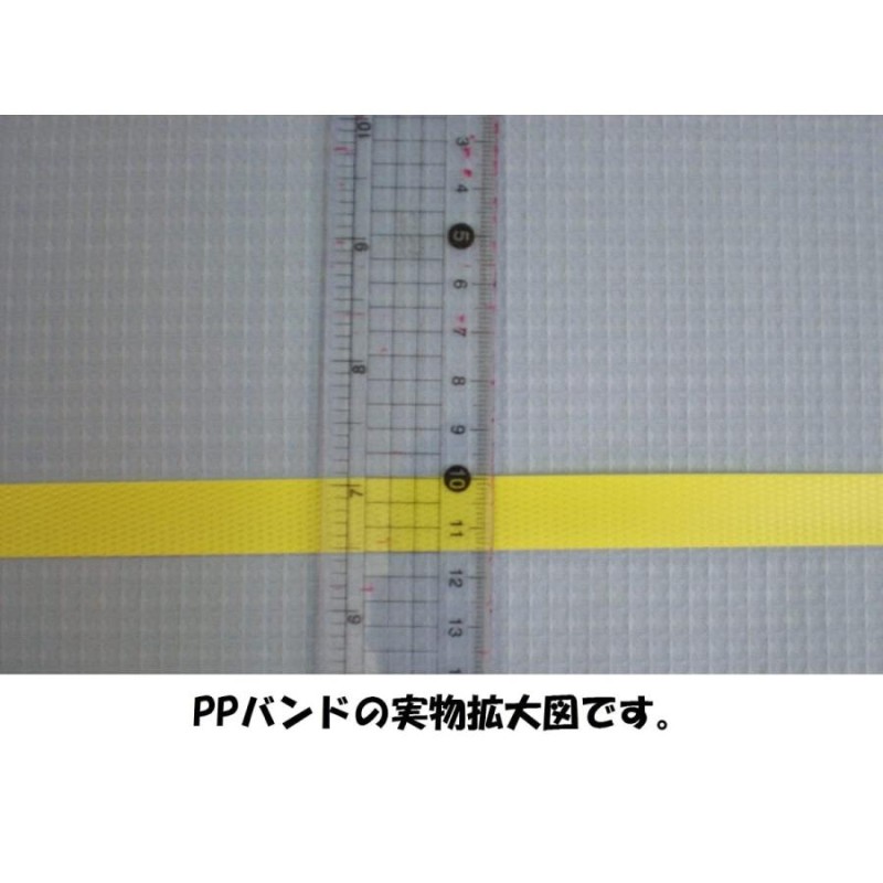 3年保証』 ツカサ 重梱包エステルバンド メタルシール用 幅１９×厚み０．５×長さ９００ｍ G-195