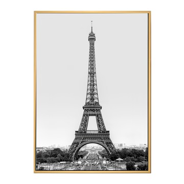 巴黎鐵塔 掛畫  40 x 30cm  金色