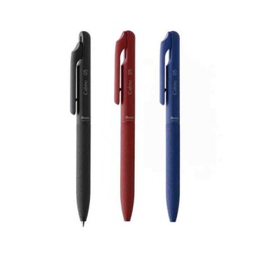 【Pentel 飛龍】Calme靜暮 輕油性筆 0.5mm/支 BXA105(筆桿顏色隨機出貨)