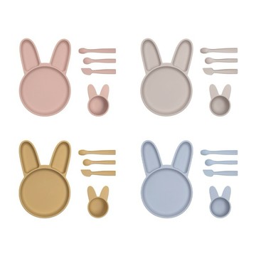 【ROCOU】副食品新手 五件套組_兔兔