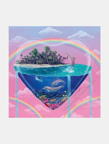 彩虹海豚灣/Tiny Worlds/Andrea Guzzetta/正方形/1000片拼圖/HEYE