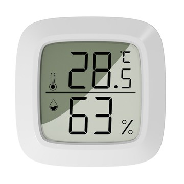 AHOYE 迷你溫濕度計  1個  白色