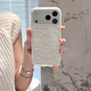溫柔小碎花防摔手機殼 iphone17手機殼 16 15保護殼 簡約設計