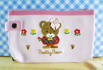 【震撼精品百貨】日本精品百貨-KIDS BEAR-長型化妝包-粉