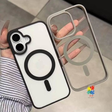 透明磨砂 亞克力 磁吸保護殼 適用 iPhone 18 17Air 16 12 13 14 15 Pro max 手機殼