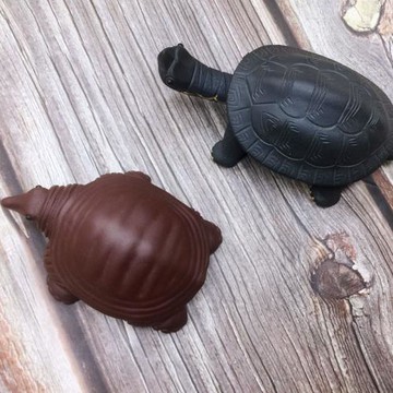 宜興紫砂茶寵創意長壽龜甲魚茶盤擺件可養茶藝茶玩配件茶寵小烏龜